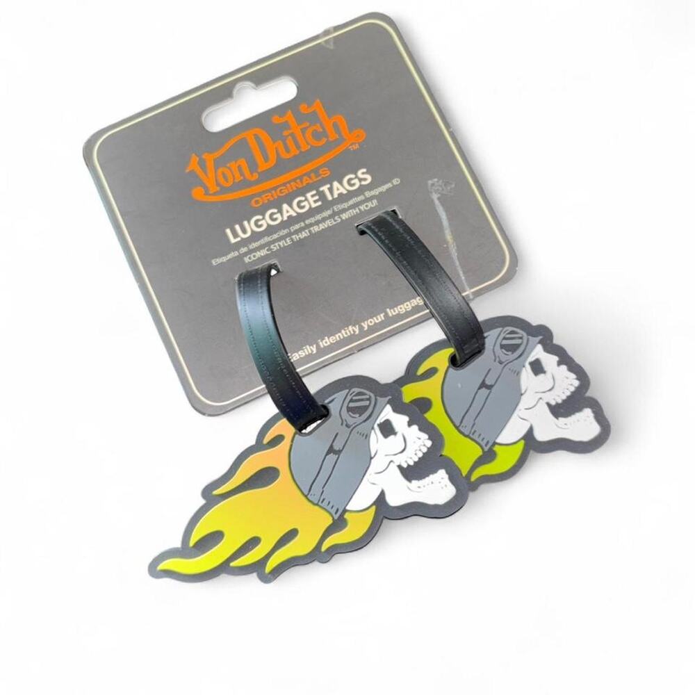 Von dutch luggage tags new